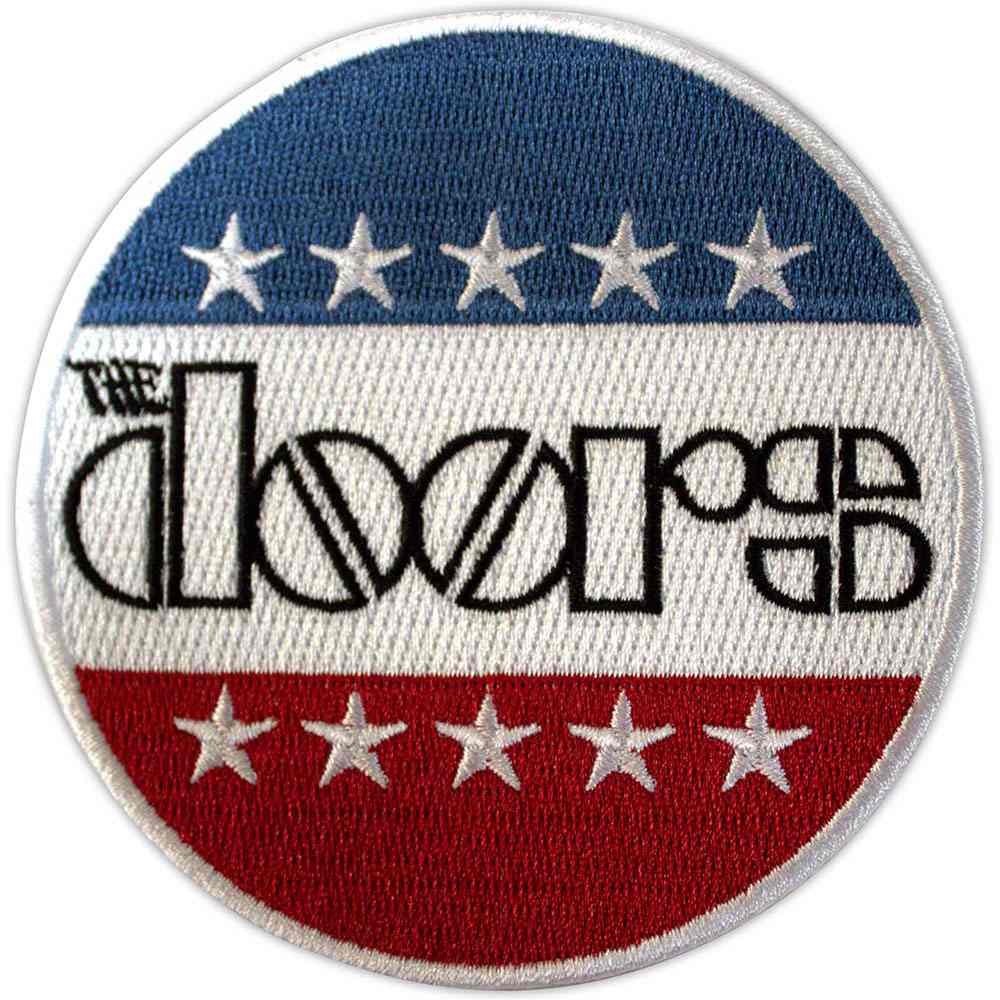 The Doors - Logo Stars & Stripes Patch - Multicolours